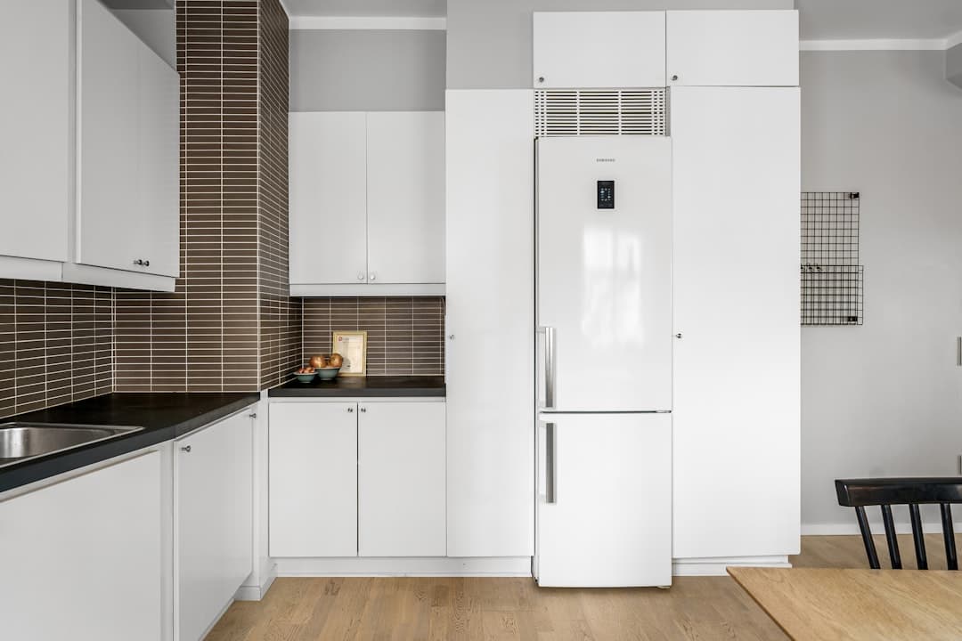 A clean kitchen interior