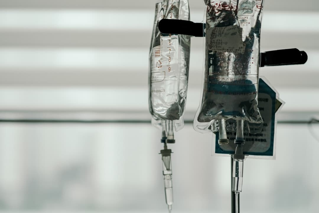 Sterile water and saline solution containers